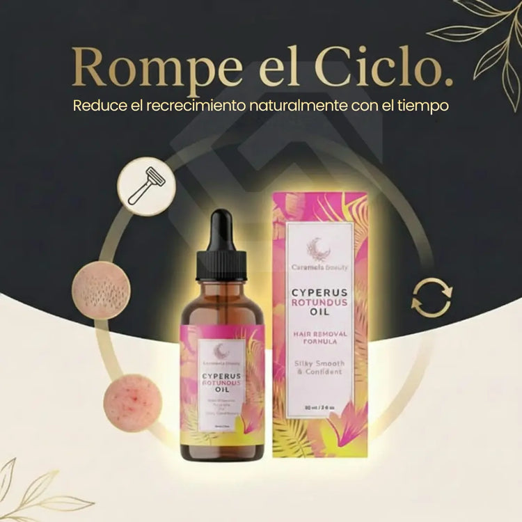 Aceite de Cyperus Rotundus para Reducción del Vello