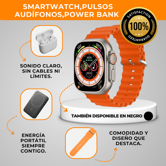 ULTRA SMARTWATCH KIT - Siempre conectado