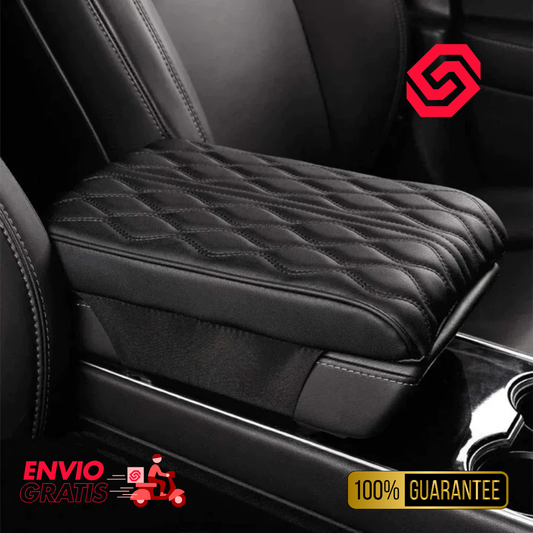 ConfortCar™  - Apoyabrazos 100% Cuero, Ajuste universal