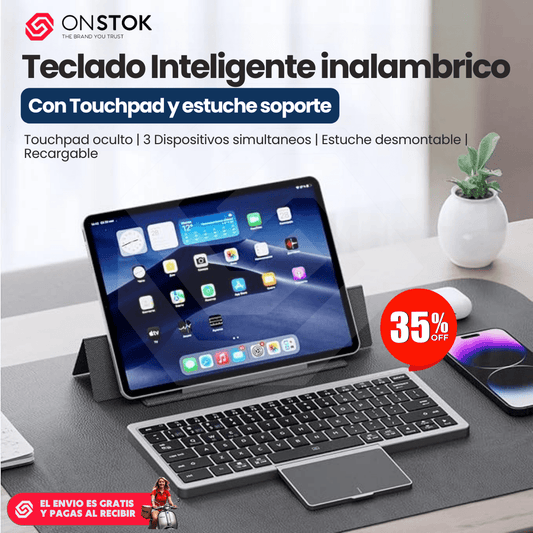 Teclado Inteligente Multidispositivo + eBook GRATIS!! - Onstok Colombia