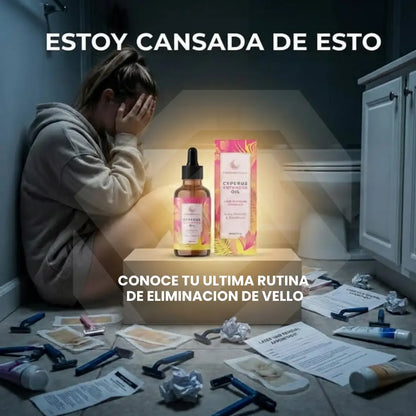 Aceite de Cyperus Rotundus para Reducción del Vello