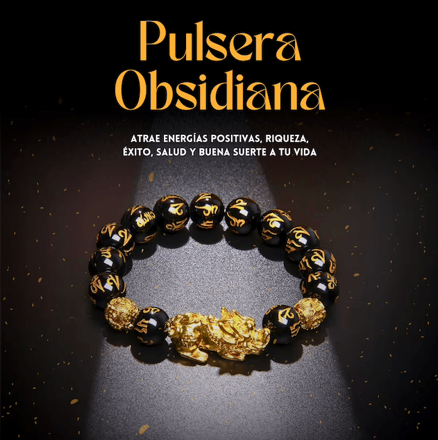 La Poderosa Pulsera Obsidiana - FengShui - Onstok Colombia