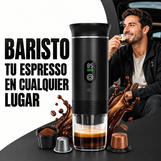 BARISTO cafetera espresso eléctrica portátil 3 en 1