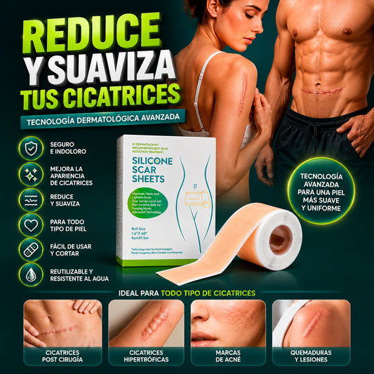 Elaimei™ - Cinta de Silicona para Cicatrices