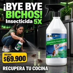 Bye Bye Bichos 1 Litro – Insecticida 5X